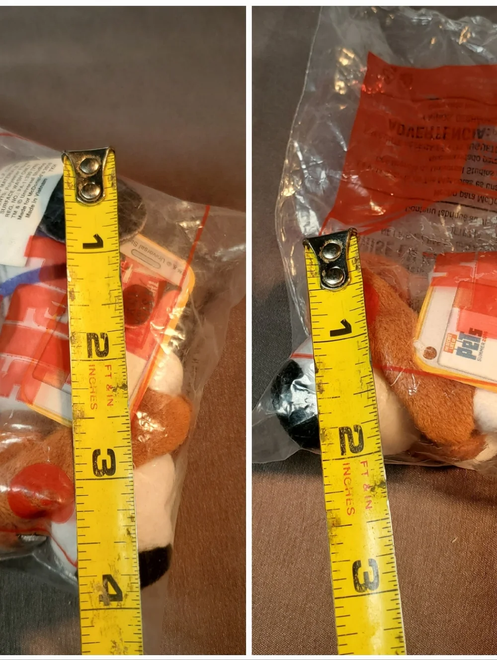 The Secret Life of Pets Max & Duke Figural Keychains - McDonald's Happy Meal